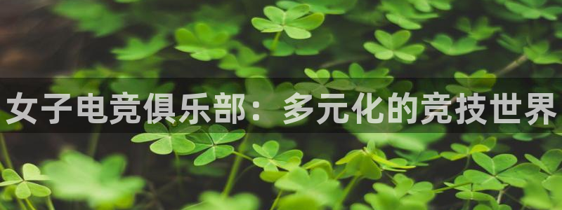 南宫电竞贴吧：女子电竞俱乐部：多元化的竞技世界