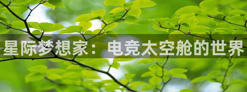 南宫电竞登陆：星际梦想家：电竞太空舱的世界